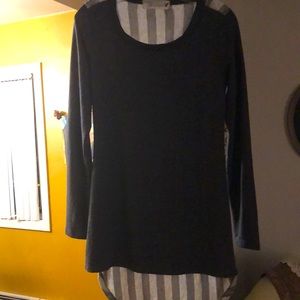Long sleeve tunic shirt.